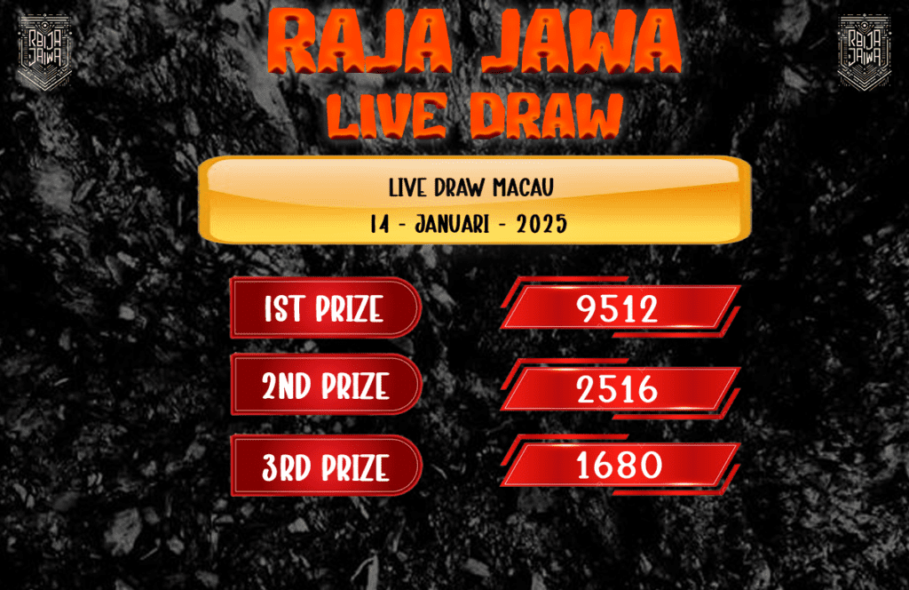 Live Draw Macau dari Raja Jawa Paling Terpercaya 14 Januari 2024