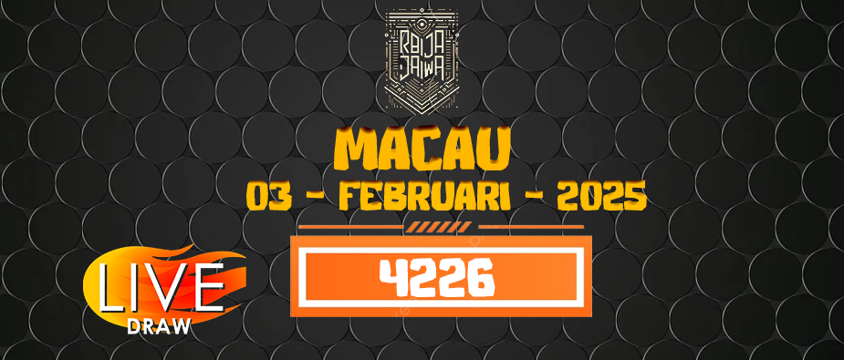 Hasil Togel Macau 3 Februari 2025